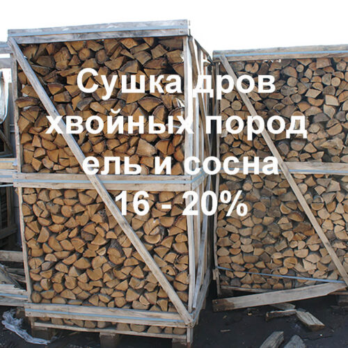 Сушка дров из хвои