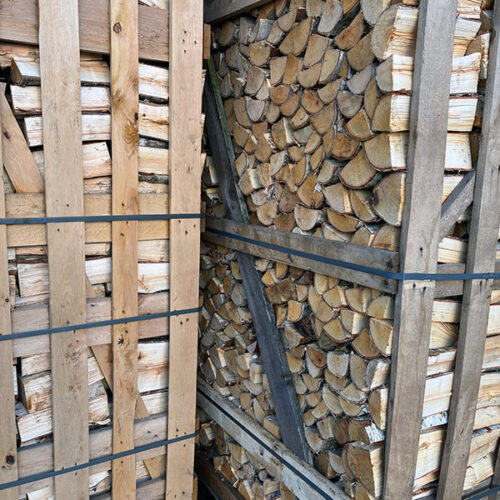 Дрова дубовые - колотые в ящиках 2RM