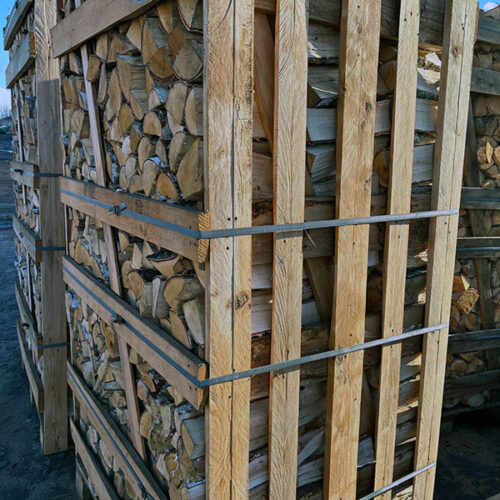 Сухие дрова из дуба - колотые в ящиках 2RM