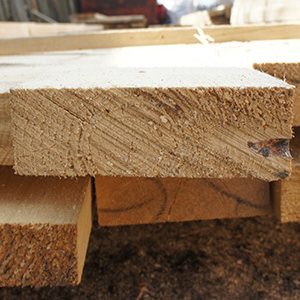 Доска обрезная хвойных пород (1-2 сорт) 32x150х6000мм